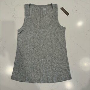 NWT J Crew Vintage Cotton Tank Top Grey XS